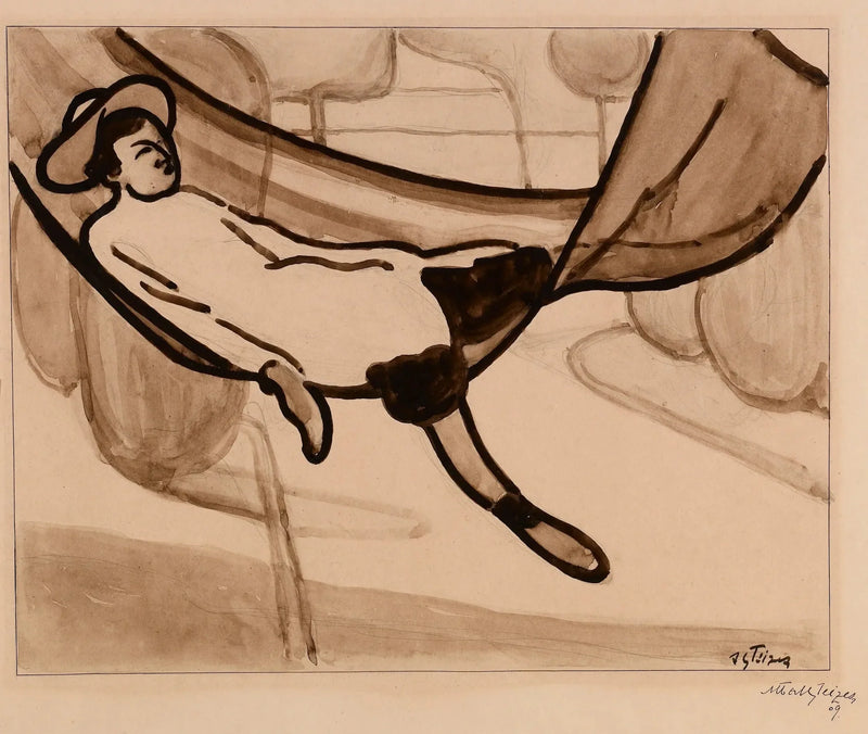 Manden i hængekøjen - Albert Gleizes