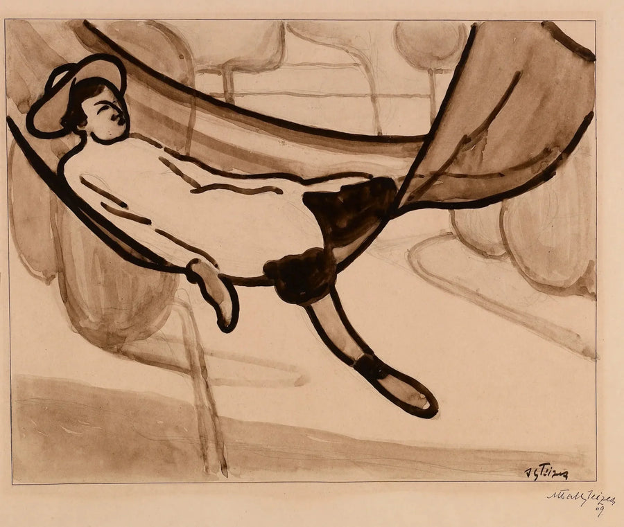 Manden i hængekøjen - Albert Gleizes