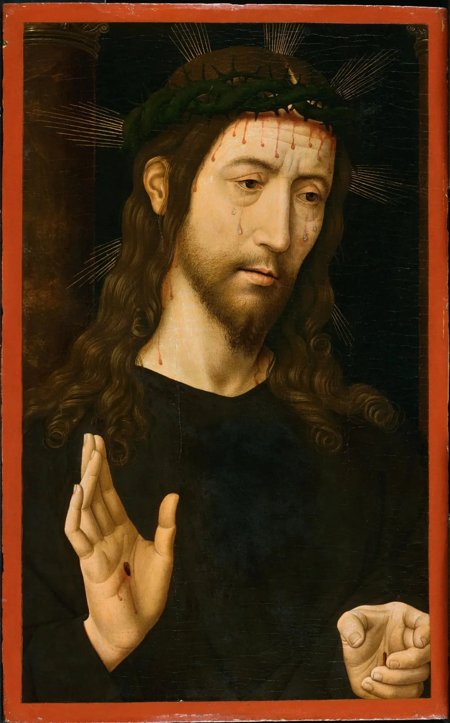 Mennesket af smerte (Kristus med tornekrone) - Domenico Ghirlandaio