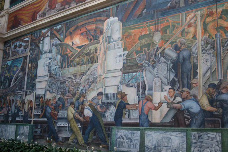 Mennesket og maskinen - Diego Rivera