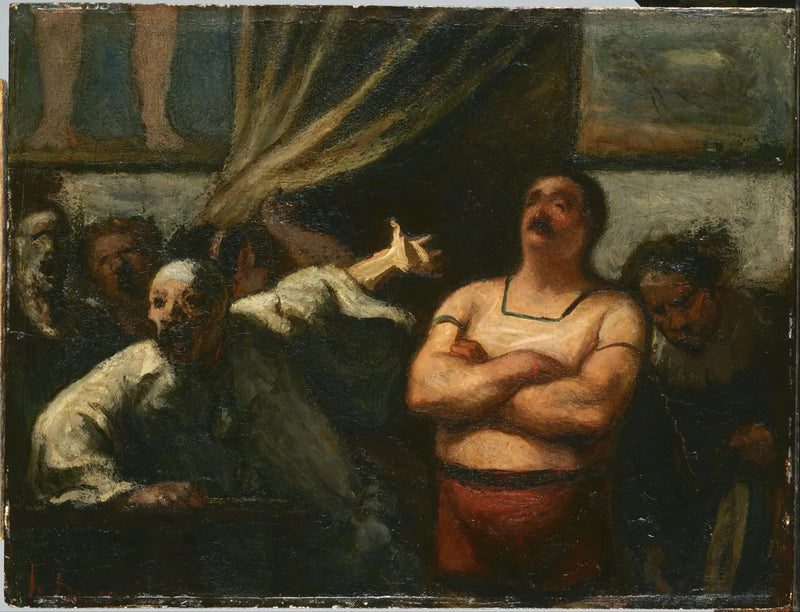 Den stærke mand - Honoré Daumier
