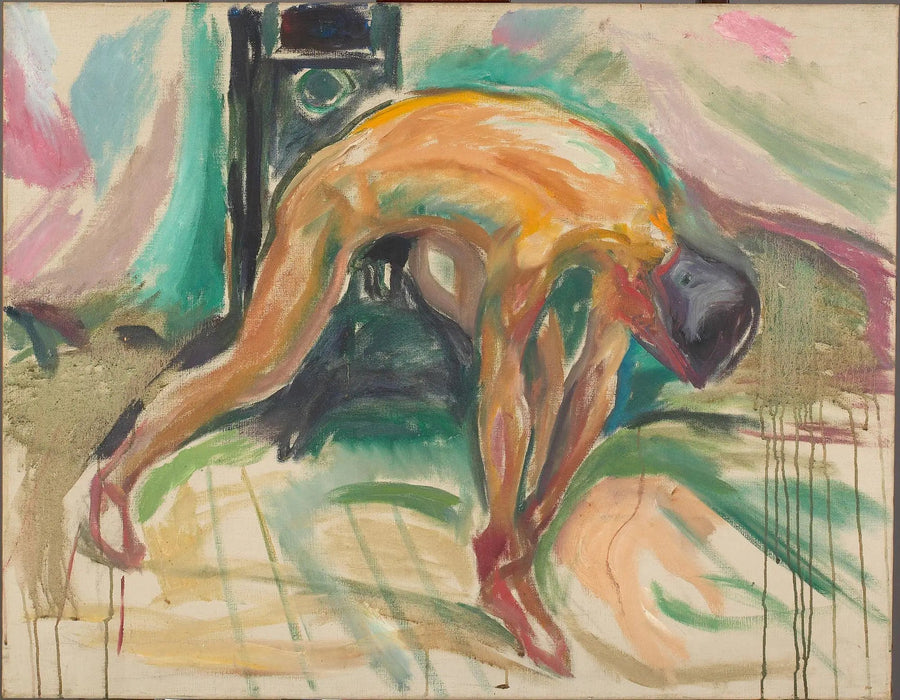 Manden holder ikke længere om sin ankel - Edvard Munch