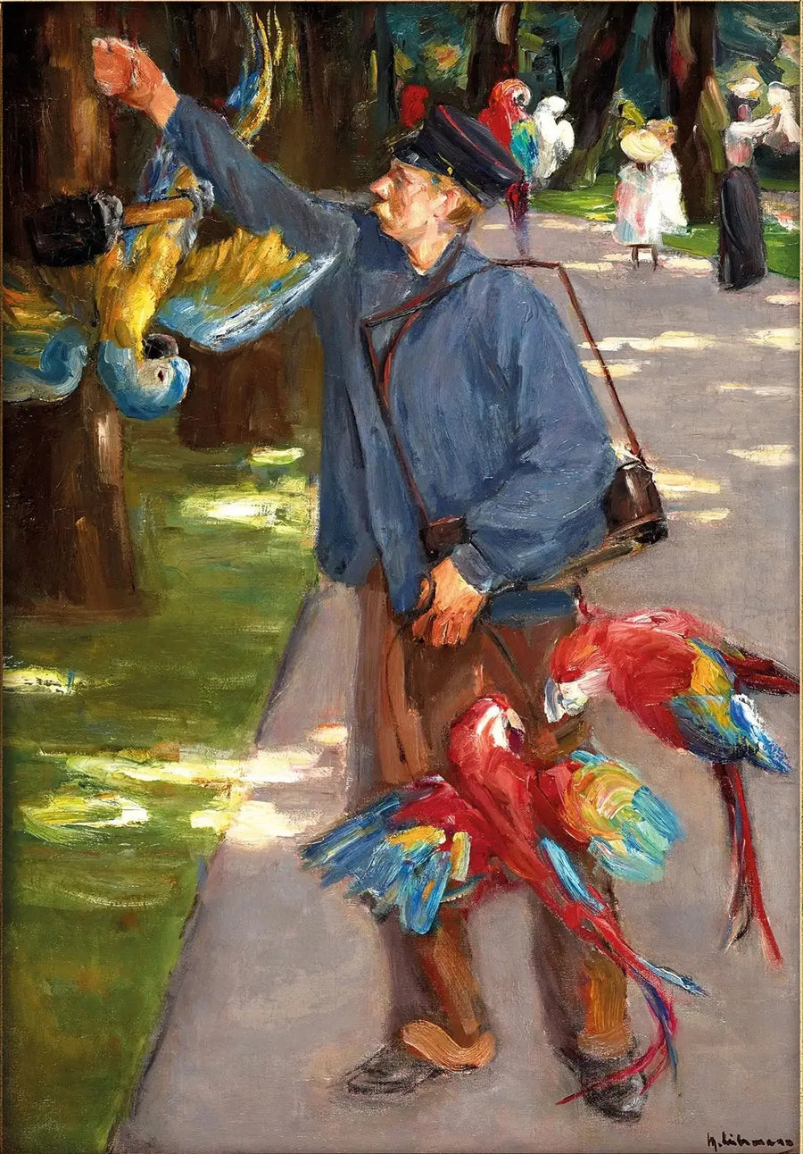 Manden papegøje - Max Liebermann