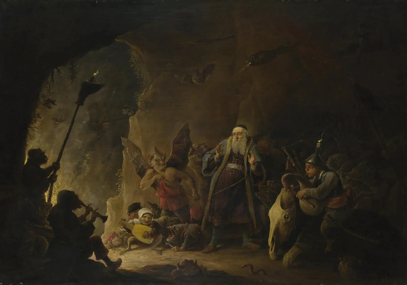 Den rige mand kører i helvede - David Teniers den Yngre