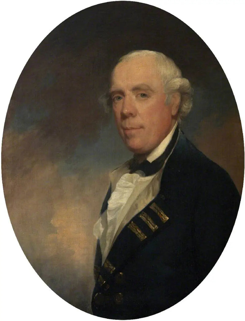 Den ærede Samuel Barrington (1729-1800) - Gilbert Stuart