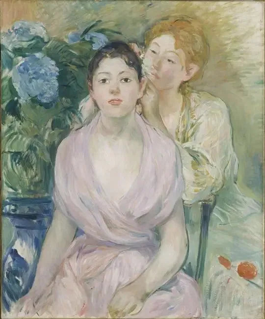L'Hortensia - Berthe Morisot image 1 copie peinte à la main à l’huile