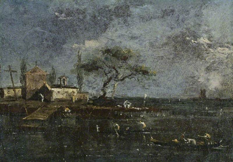 Øen Ancona, Venedig - Francesco Guardi