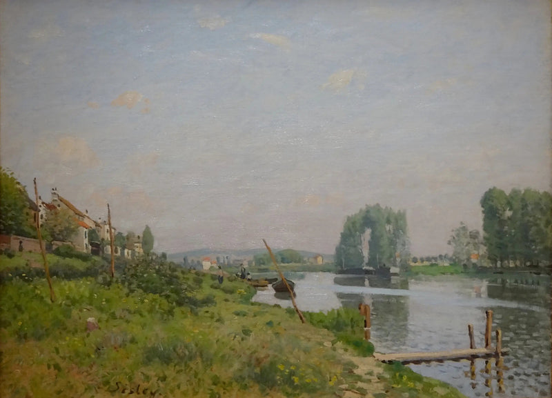 Øen Saint-Denis - Alfred Sisley