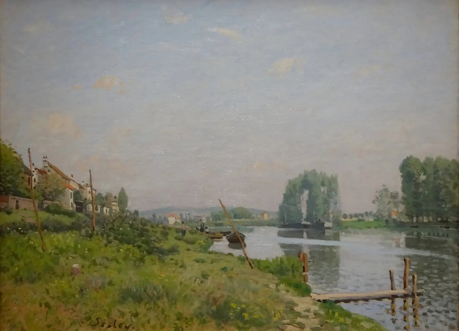 Øen Saint-Denis - Alfred Sisley