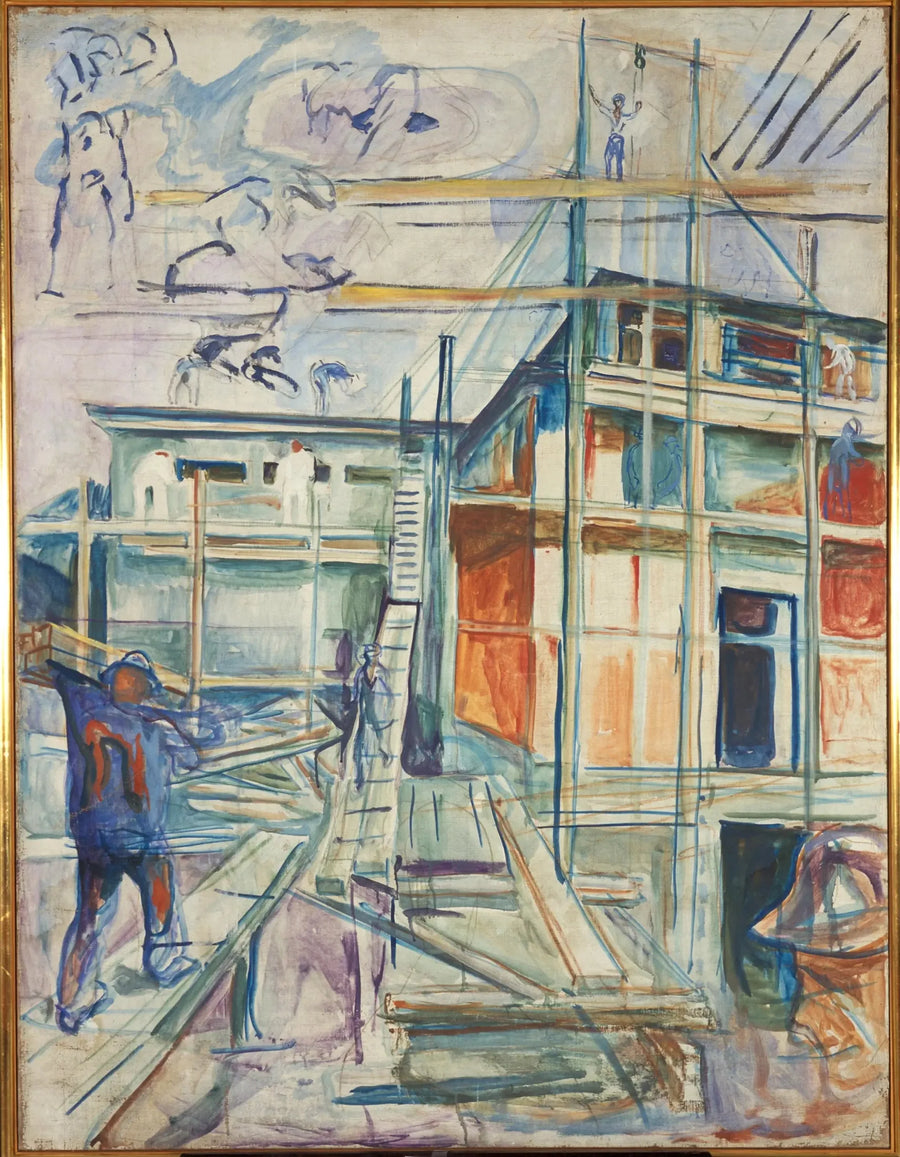 Vinterstudiets bygning - Edvard Munch