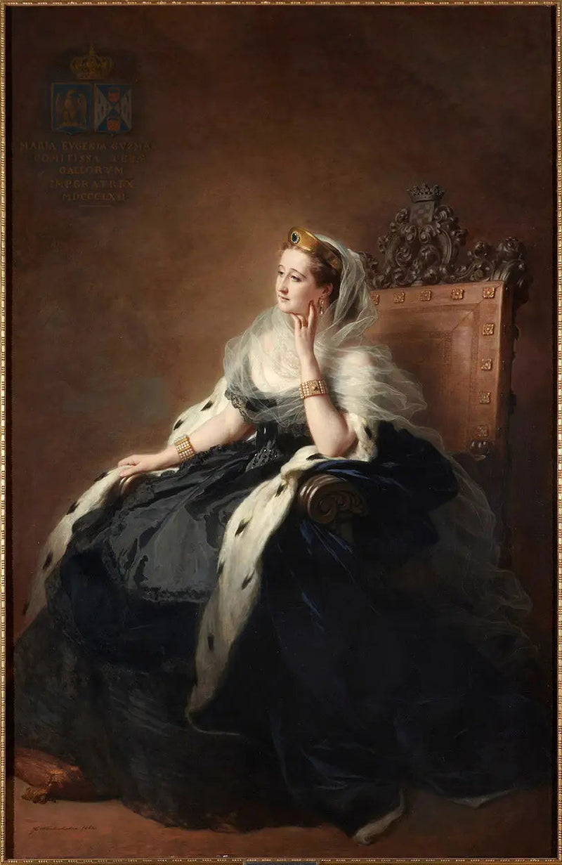 Kejserinde Eugénie i hofkjole - Franz Xaver Winterhalter