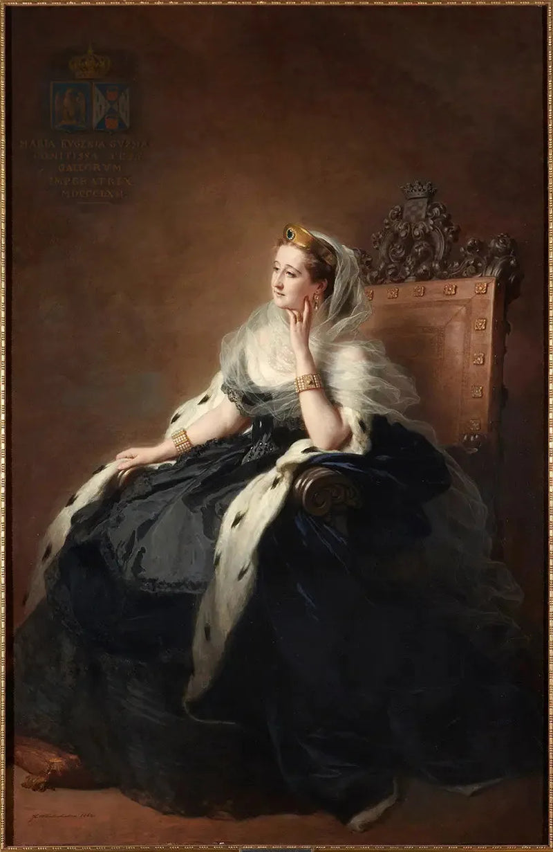 Kejserinde Eugénie i hofkjole - Franz Xaver Winterhalter