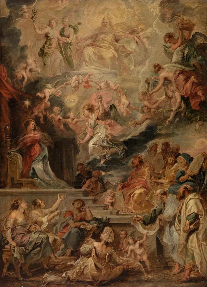 Inkarnationen som opfyldelse af alle profetier - Peter Paul Rubens