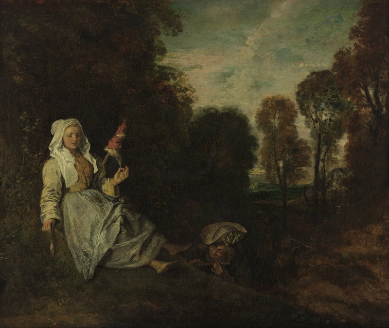 Den Uforsigtige - Antoine Watteau