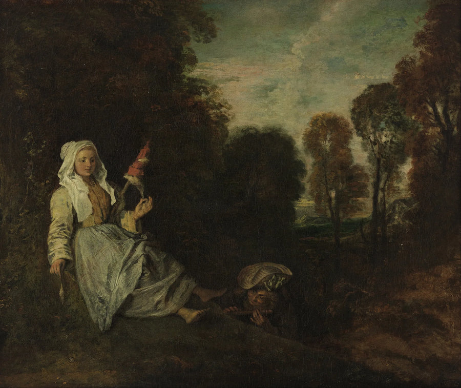 Den Uforsigtige - Antoine Watteau