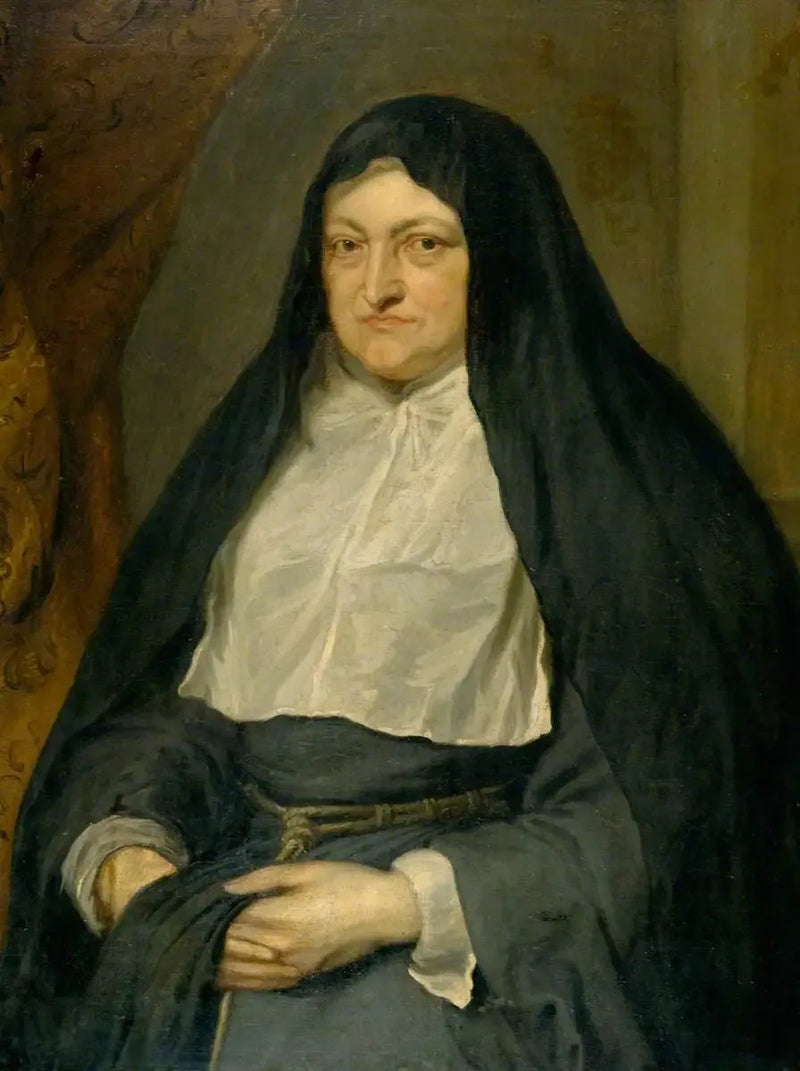 Infanta Isabelle Claire Eugénie (1566–1633), østrigske ærkehertoginde og regent af Nederlandene - Antoine van Dyck