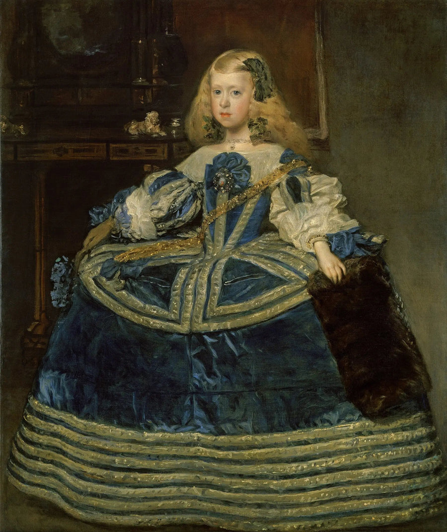 Den blå Infante Marguerite - Diego Velázquez
