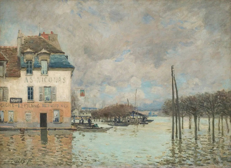 Oversvømmelsen i Port-Marly - Alfred Sisley