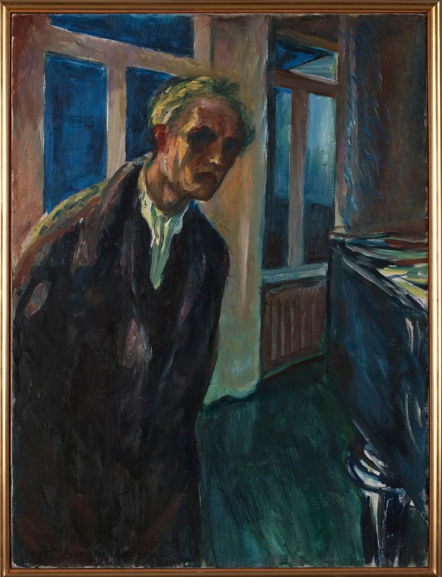 L'Insomniaque (autoportrait) - Edvard Munch image 1 reproduction réalisée par Alpha Reproduction