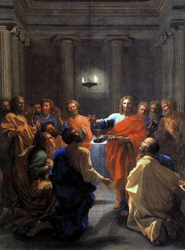Eukaristi-institutionen - Nicolas Poussin