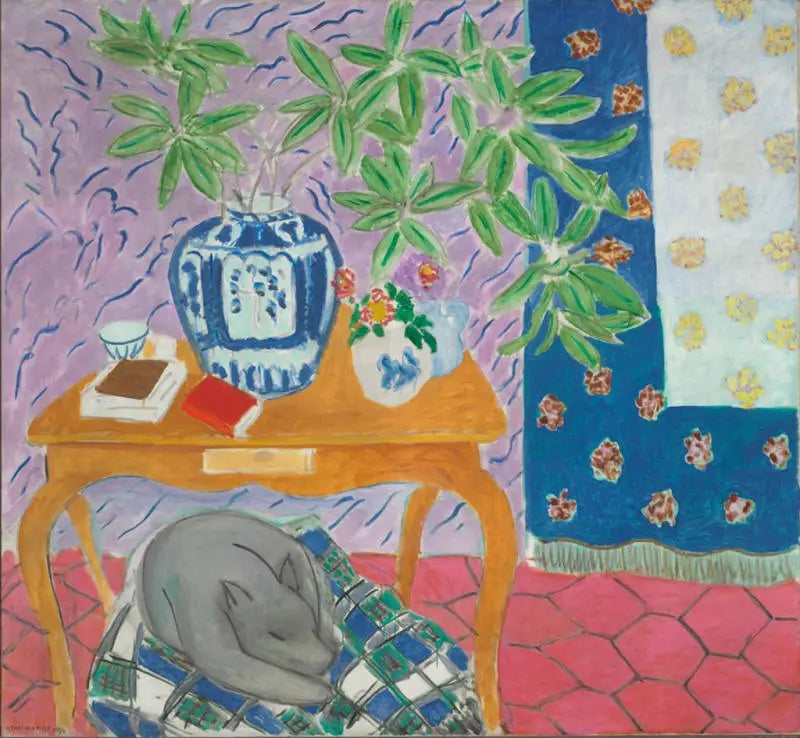 Indenfor med hund - Henri Matisse