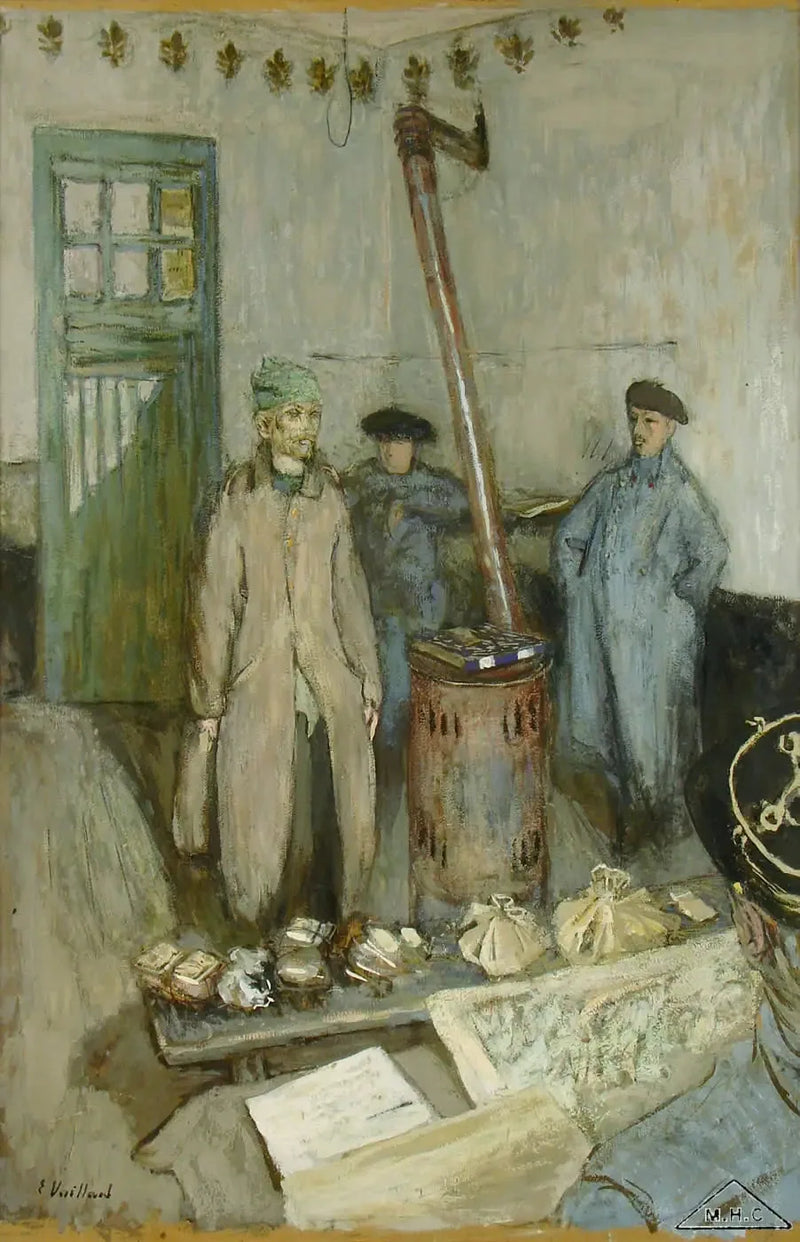 Fængselsinterrogation - Édouard Vuillard