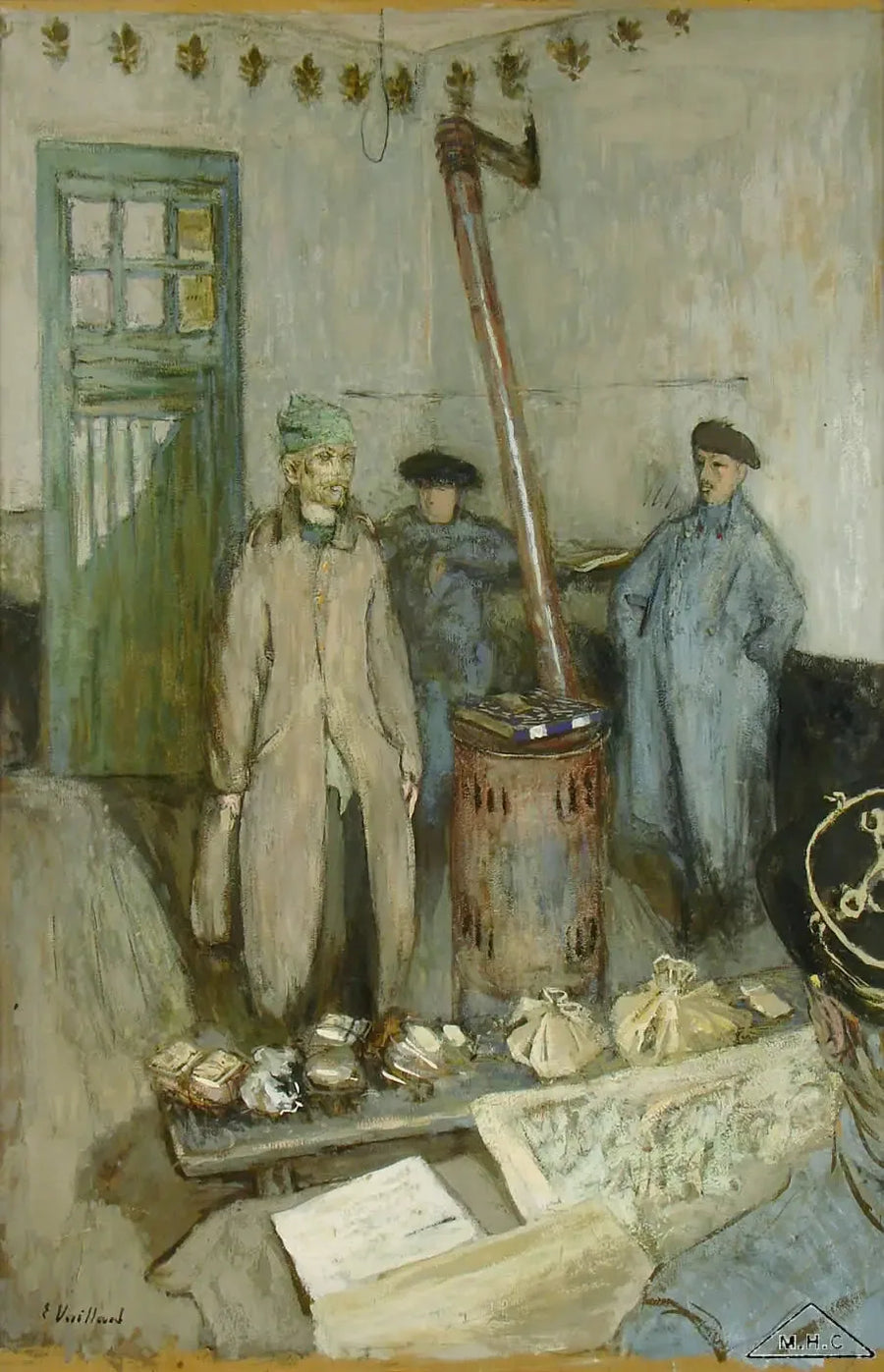 Fængselsinterrogation - Édouard Vuillard