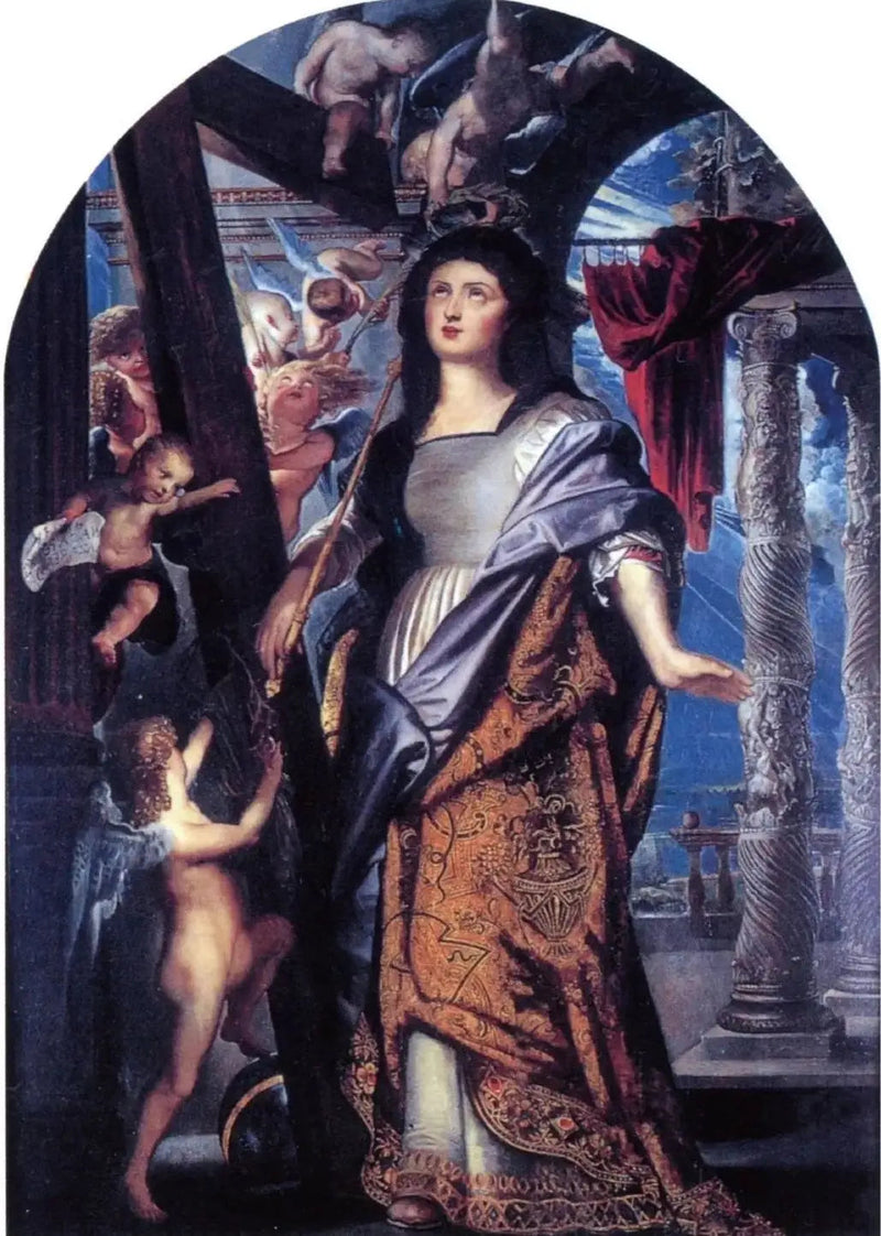 Opfindelsen af det Ægte Kors - Peter Paul Rubens