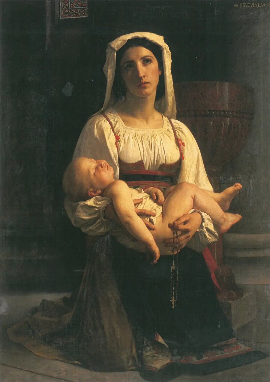 Invocation til Jomfruen - Bouguereau