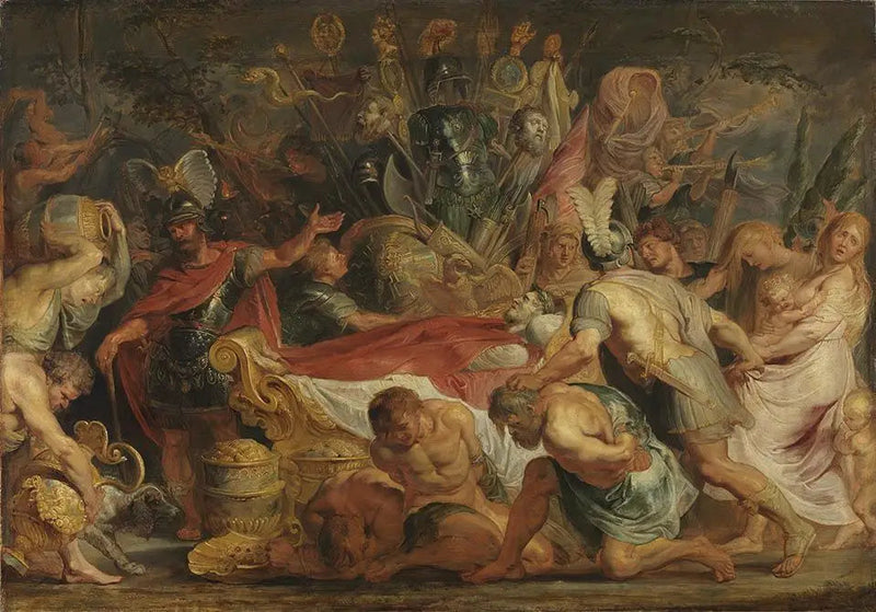 Decius Mus' obsequiousness (Titus Livius VIII, 6-9-10), after 1616 - Peter Paul Rubens