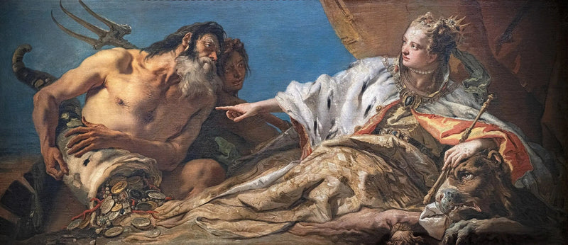 Neptune ofrer til Venedig - Giovanni Battista Tiepolo