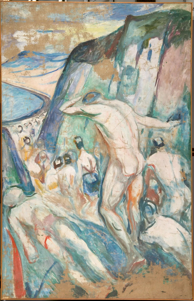 Stormen: højre del - Edvard Munch