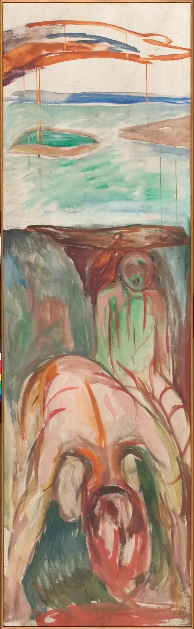Stormen: højre midterdel - Edvard Munch