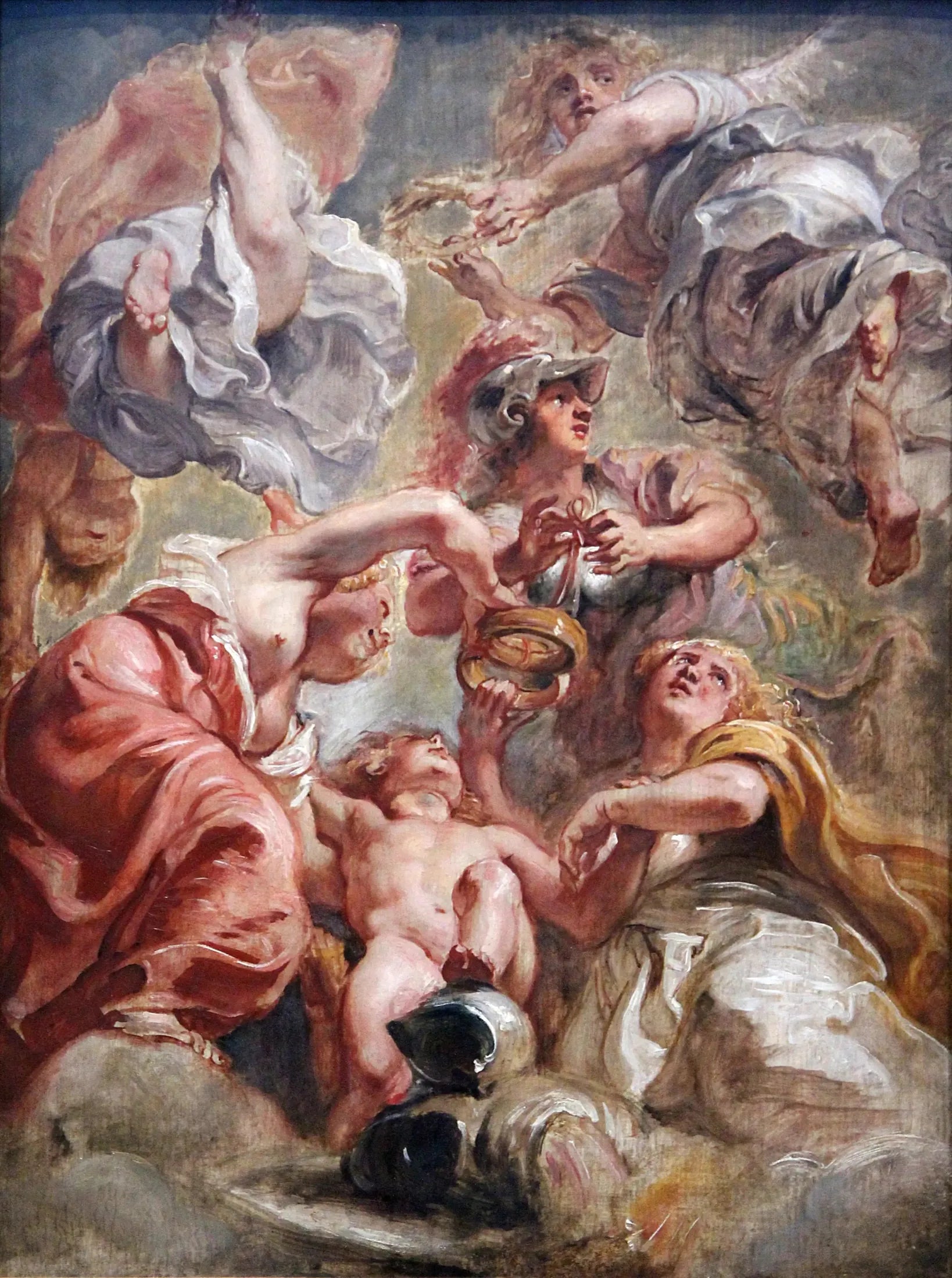 L'union de l'Angleterre et de l'Écosse - Peter Paul Rubens image 1 tableau peint à l’huile sur toile