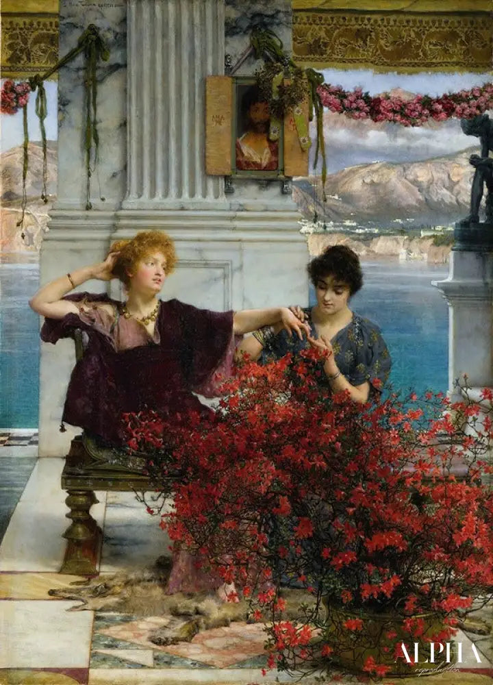 La bague de fiançailles de l’amour - Lawrence Alma-Tadema Reproductions de tableaux à la peinture à l’huile