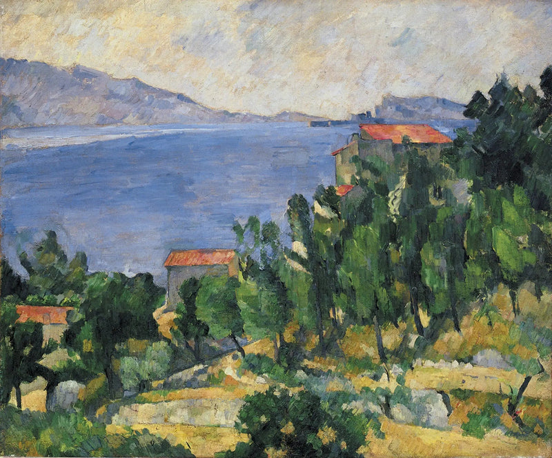 La Baie de l'Estaque set fra øst - Paul Cézanne