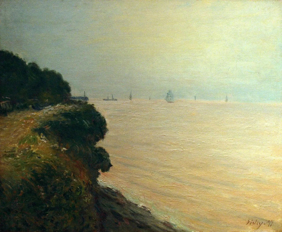 Langland Bugt - Alfred Sisley