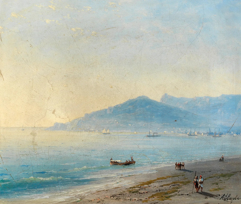 Yalta-bugten med Magobi-bjergene og Ai Petri - Ivan Aïvazovski