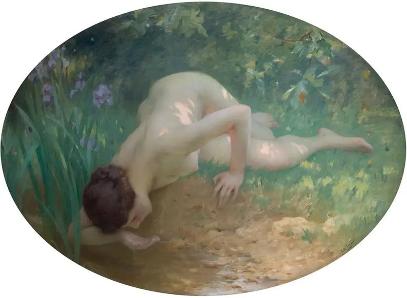 Den badende kvinde - Charles Amable Lenoir
