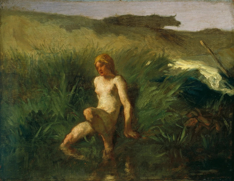Den Badende - Jean-François Millet