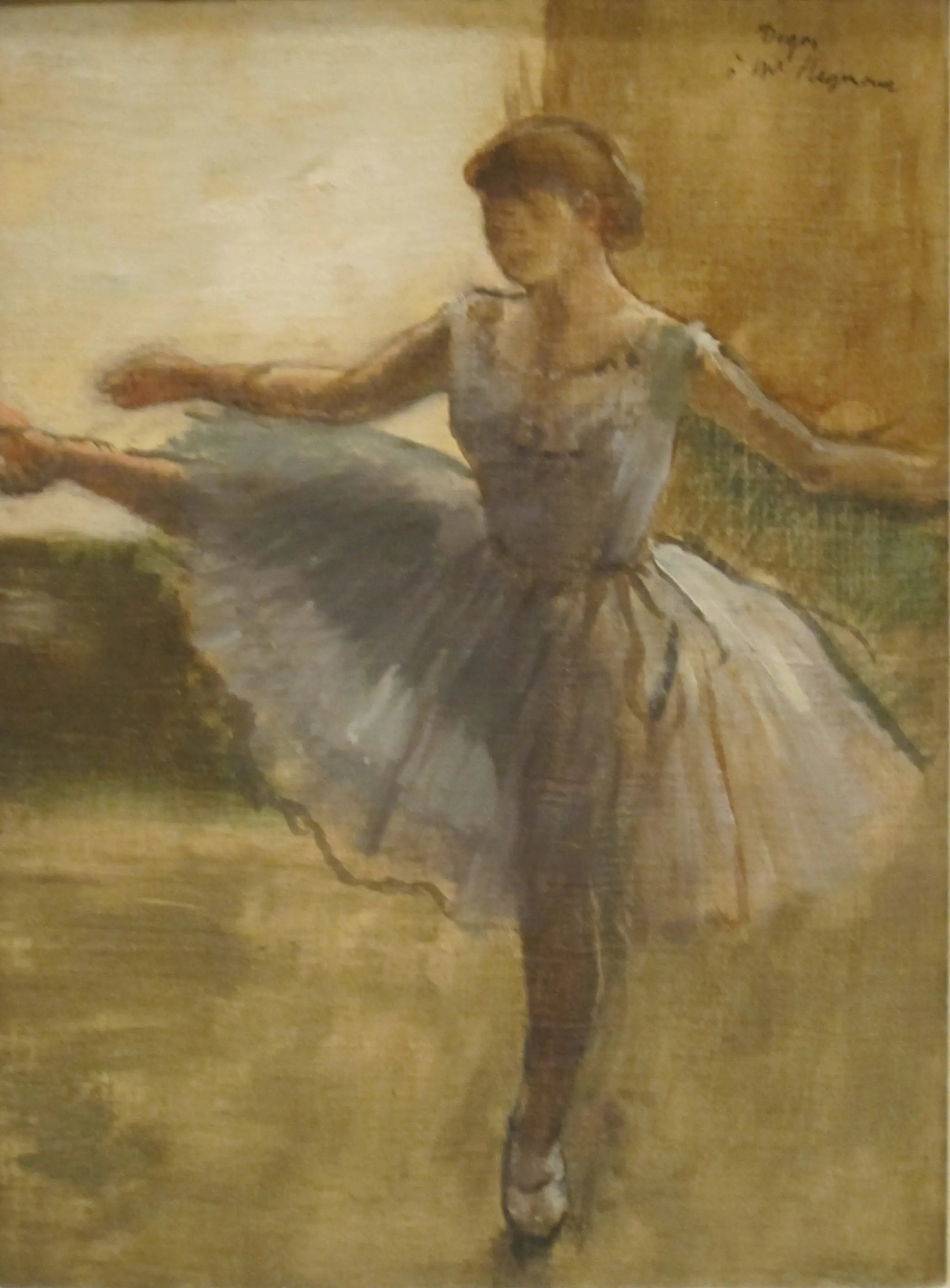 La ballerine - Edgar Degas image 1 copie de tableau peinte à la main