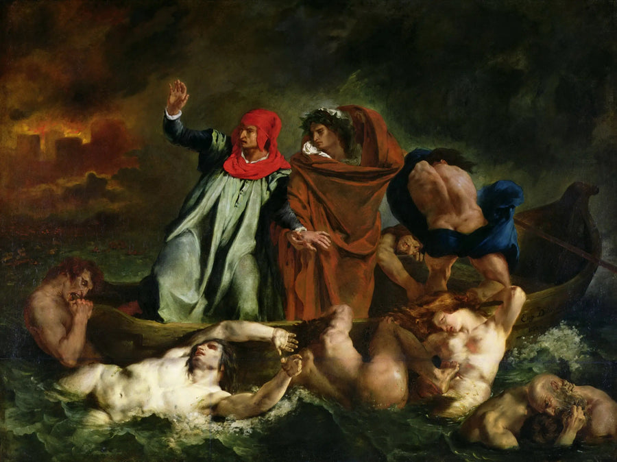 Dantes Båd - Eugène Delacroix