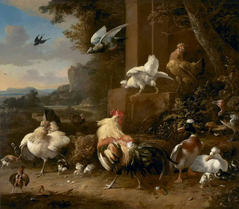 Gården - Melchior de Hondecoeter