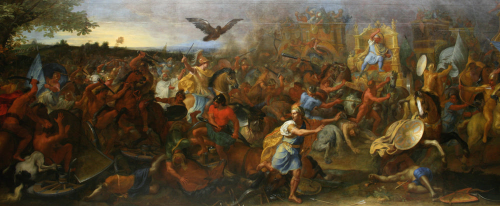 La Bataille d'Arbelles - Charles Le Brun image 1 copie de tableau peinte à la main