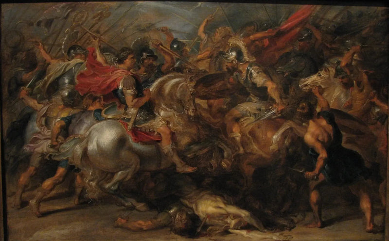 La bataille de Constantin og Licinius - Peter Paul Rubens