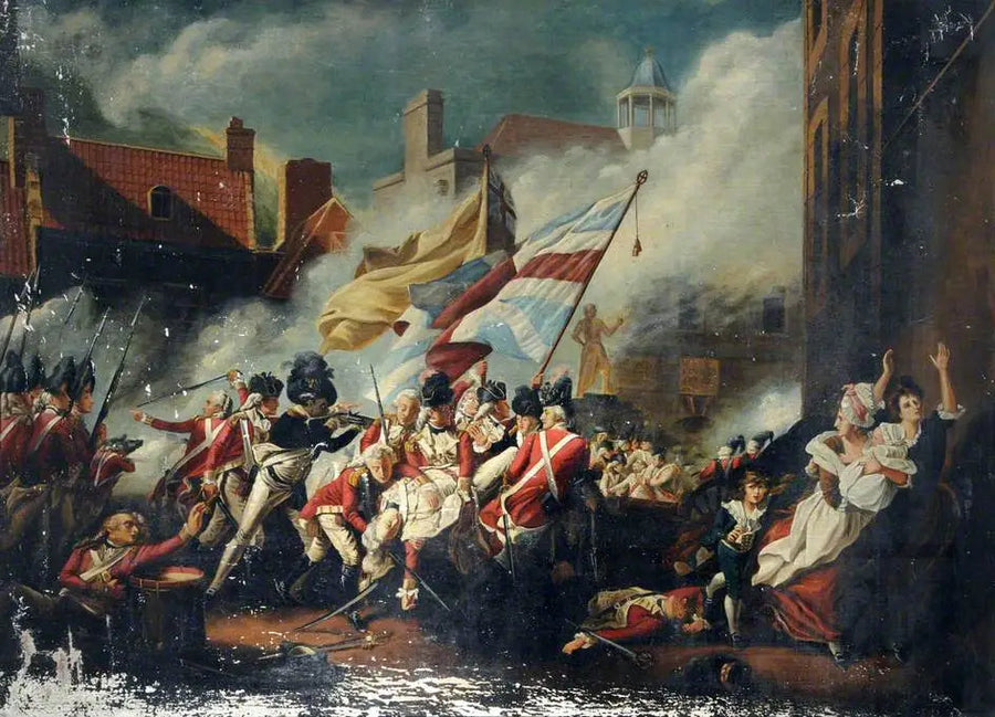 Slaget ved Jersey - John Singleton Copley