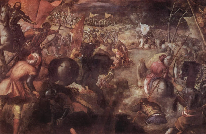 Taro-slaget - Jacopo Tintoretto