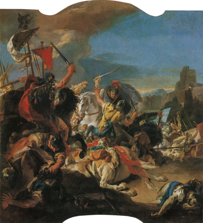 La bataille de Vercellae - Giovanni Battista Tiepolo - Alpha Reproduction