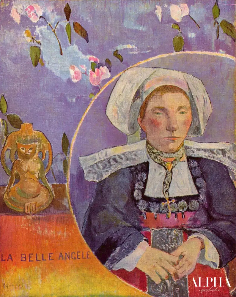 La Belle Angele - Paul Gauguin - Reproductions de tableaux et peintures haut de gamme