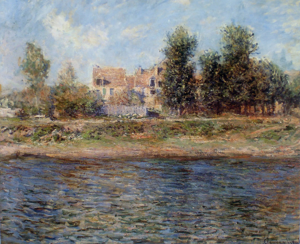 La berge de la Seine - Claude Monet image 1 copie de tableau peinte à la main